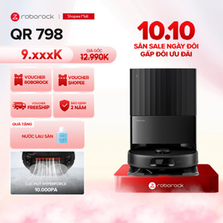 [Tặng nước lau] Roborock QR 798 robot hút bụi lau nhà | Tự động đổ rác, giặt sấy giẻ | Bảo hành 24 tháng