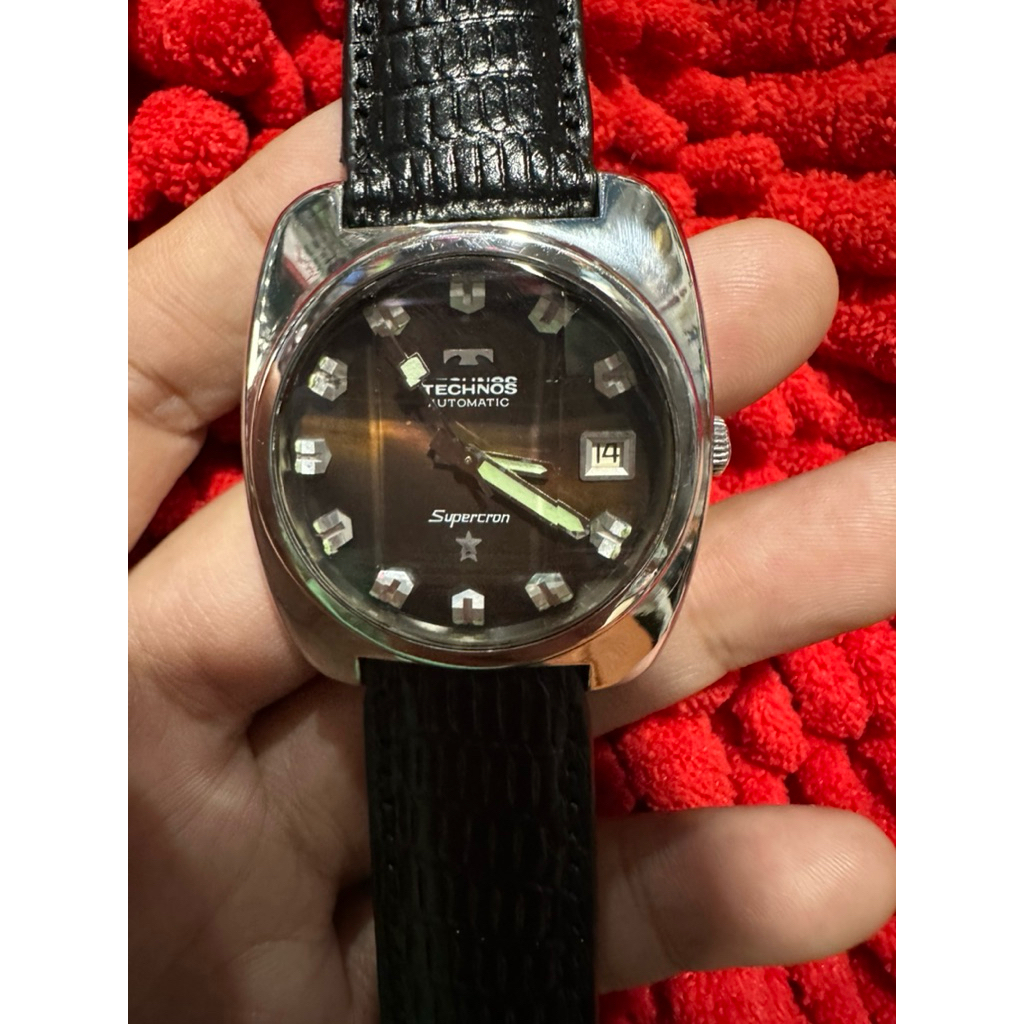 đồng hồ nam automatic  technos thuỵ sỹ