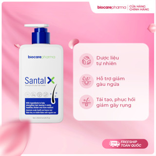 Dầu gội sạch gàu cho da đầu gàu nấm ngứa SANTAL X Biocarepharma 250ml.