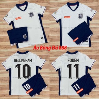  Áo Bóng Đá Đội Tuyển Anh Sân Nhà EURO 2024 - Chuẩn Mẫu Thi Đấu - Vải Polyester Gai Thái 