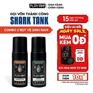 Bọt Dung Dịch Vệ Sinh Nam PlayAh hương nước hoa Franklin/Mint Whisper tạo bọt 100ml
