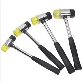 Búa Cao Su Hai Đầu Vàng Đen đủ size - dụng cụ sửa chữa