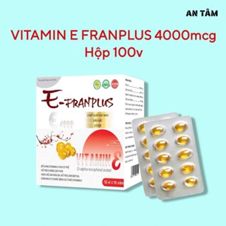 Viên Uống Vitamin E 4000mcg (Hộp 100 Viên) Dạng Vỉ - Hỗ trợ làm đẹp