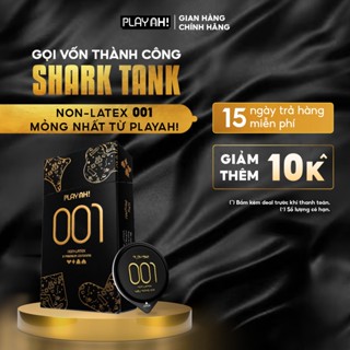 Bao Cao Su PlayAh! Non-Latex Siêu Mỏng 001 - Hộp 3 Cái