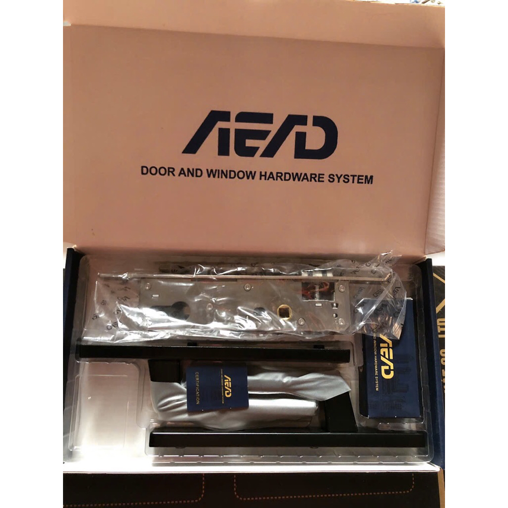 khóa AED ( AG c.ty) khóa tay gạt cửa nhôm loại 1 dùng cho hệ 55 PMA PMD