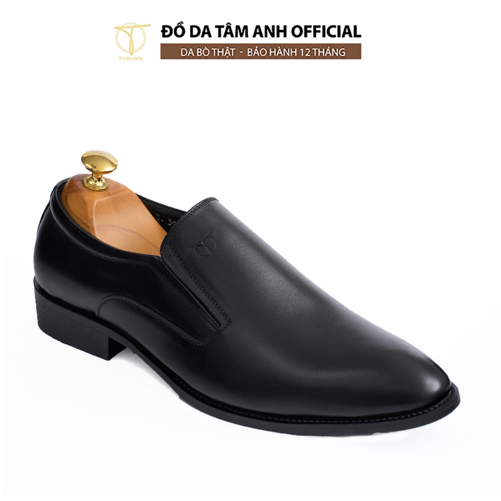 Giày Da Nam Công Sở TÂM ANH, Giày Lười Nam Cao Cấp Chính Hãng, Đế Cao Su, Chuẩn Phom GNTA5501-D