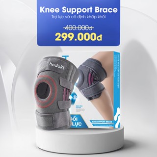 Bó Gối Trợ Lực HADAKI Cố Định Đầu Gối, Chống Chấn Thương Khi Tập Gym, Chạy Bộ, Thể Thao – Hỗ Trợ Vận Động, Bảo Vệ Khớp