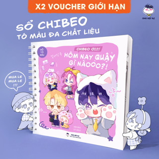 Sổ Tô Màu Chibeo - Giấy 190gsm Tô Màu Chì/Marker/Gouache/Acrylic - Ong Mặt Bự