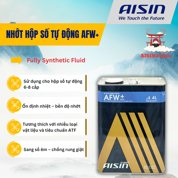 Nhớt hộp số tự động 6 cấp AFW+ (4 Lít) ATFMT4SB