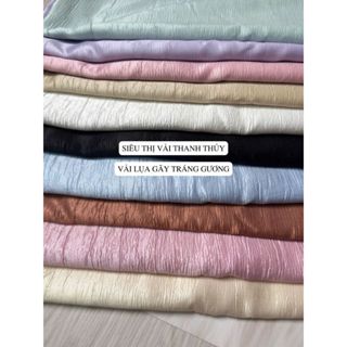  VẢI LỤA GÃY TRÁNG GƯƠNG- DÒNG VẢI THỜI TRANG CAO CẤP 