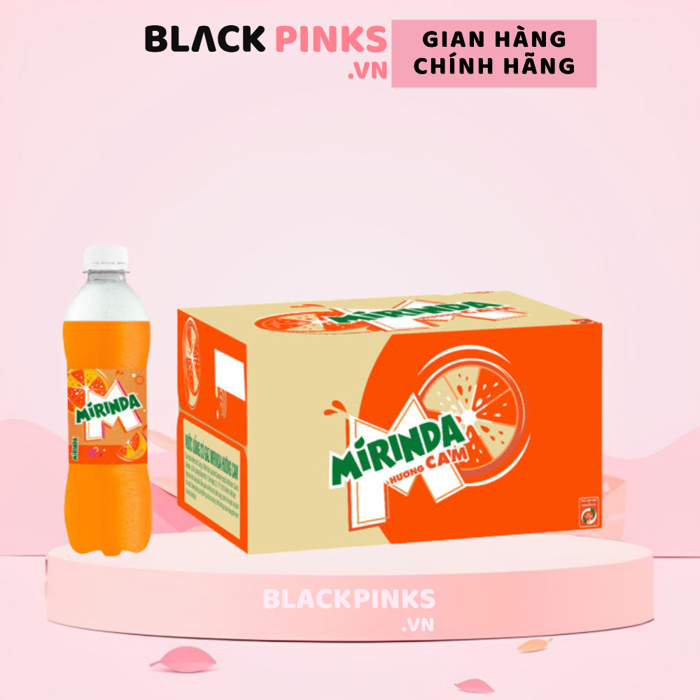 Thùng 24 chai nước ngọt Mirinda cam 390ml (Hỏa tốc)