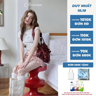 Vic Top - Remmus | Áo thun thiết kế form croptop lệch vai cách điệu cho nữ