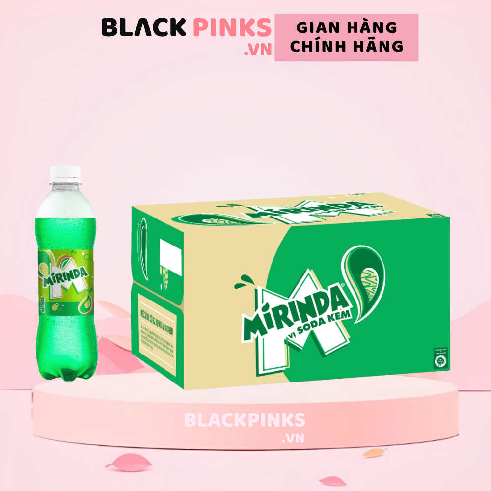 Thùng 24 chai nước ngọt Mirinda soda kem 390ml (Hỏa tốc)