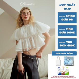 Icy Top - Remmus | Áo thiết kế babydoll tay bồng cho nữ