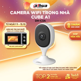 Camera Wifi Dahua Cube A1 3MP/5MP Đàm thoại 2 chiều , Đế nam châm tự hit, Giám Sát 24/7, C3A/C5A