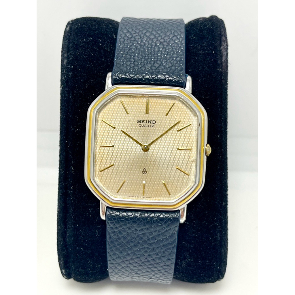 Đồng hồ tank nam hiệu SEIKO vintage mạ vàng SGP nội địa Nhật [2HAND]