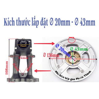 Đầu đốt bếp ga âm Capri CR-270KT