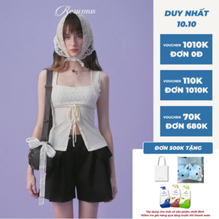 Ji Top - Remmus | Áo hai dây phối ren thắt nơ women