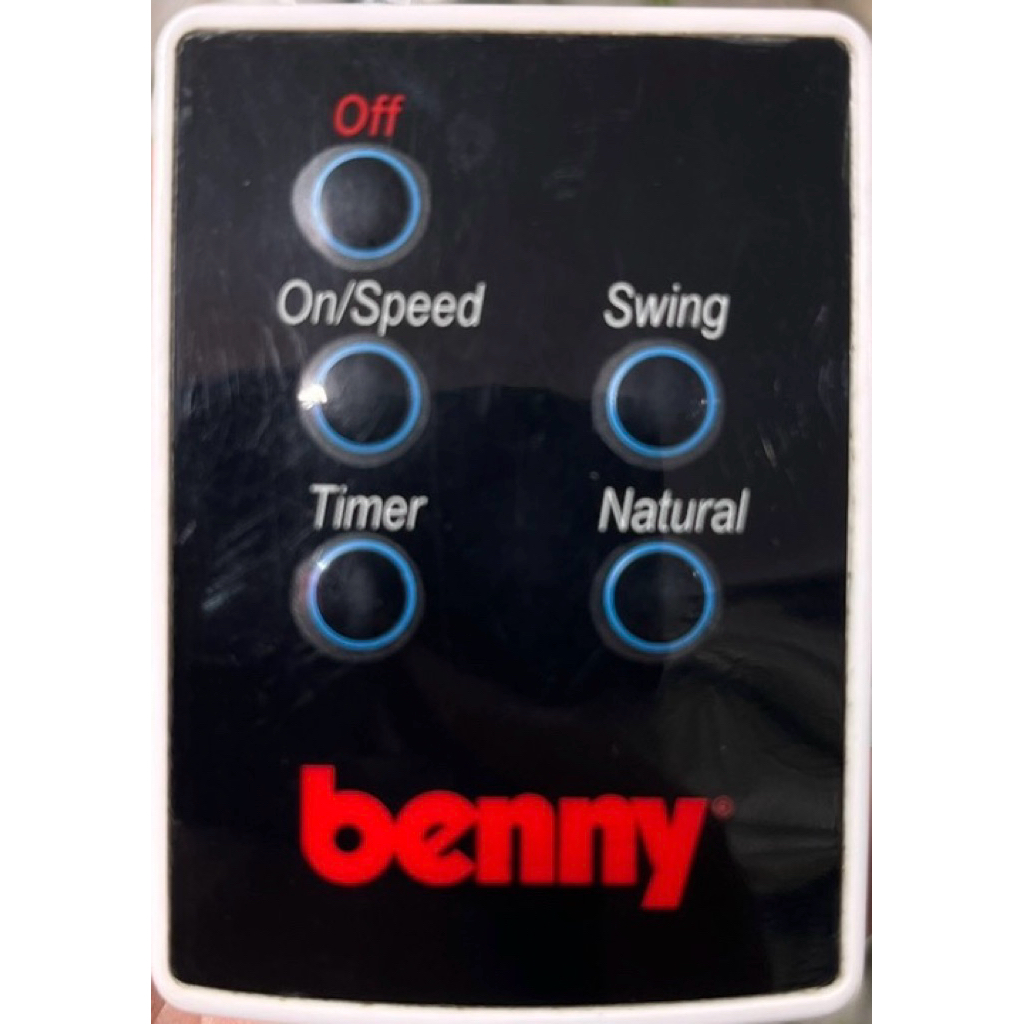 điều khiển quạt Benny chính hãng.