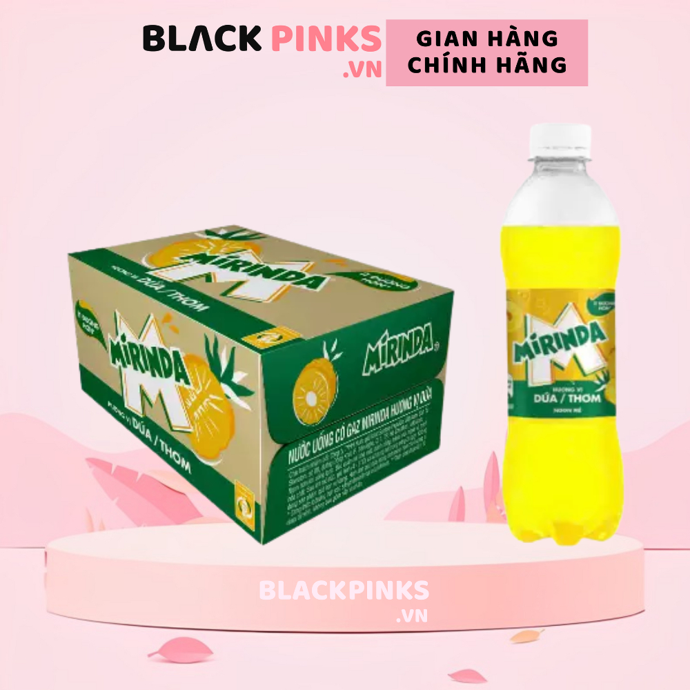 Thùng 24 chai nước ngọt Mirinda dứa 390ml (HT)