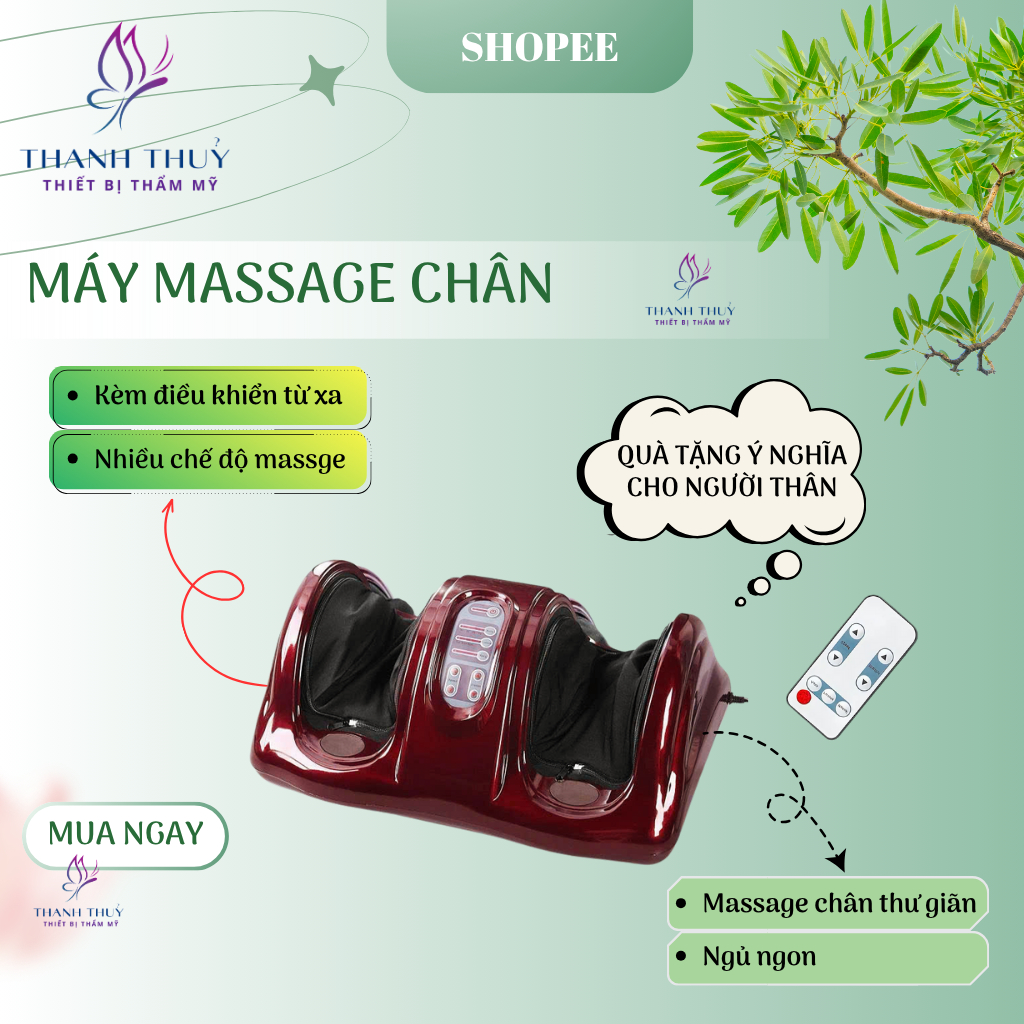 Máy massage chân Foot Massager nhiều chế độ xoa bóp – giúp thư giãn, ngủ ngon