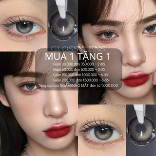 MUA 1 TẶNG 1 - Kính áp tròng ME GRAY Lens 3 tháng - Giãn nhẹ