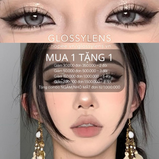 MUA 1 TẶNG 1 - Kính áp tròng HD GRAY Lens 3 tháng - Giãn nhẹ