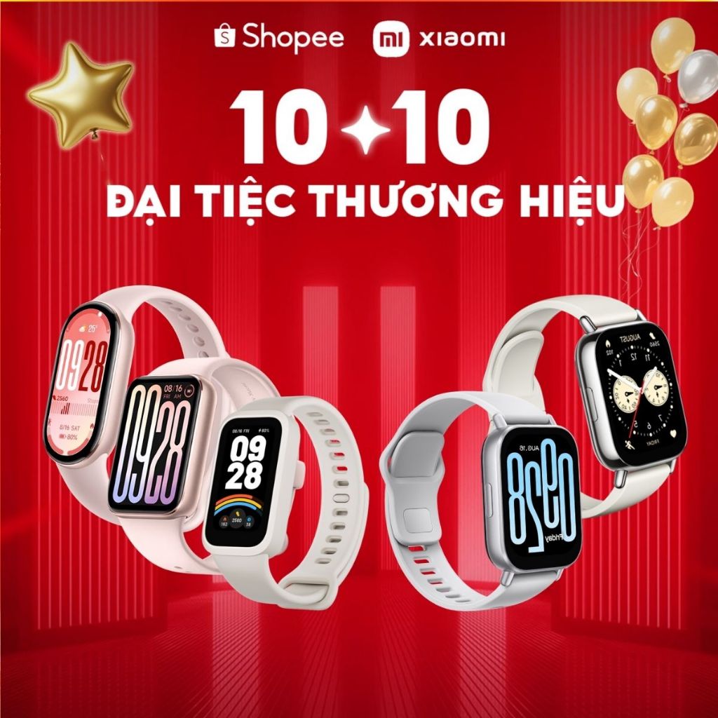Vòng Tay, Đồng Hồ Thông Minh Xiaomi Mi Band 10, Mi Band 9 Series, Watch 5 Series - Bảo Hành 12 Tháng