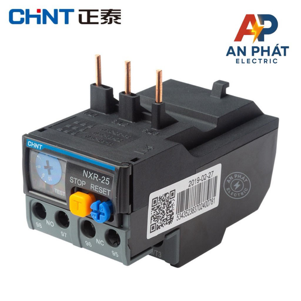 Rơ Le Nhiệt Chint NXR-25, NXR-38 Chính Hãng đầy đủ các dải dòng