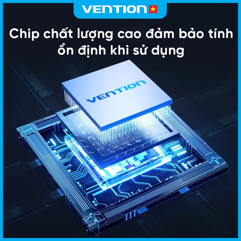 Cáp Chuyển Đổi USB-C Sang HDMI Vention Hỗ Trợ Phân Giải 4K@60Hz, Đầu Nối Mạ Vàng Truyền Tải Tốt | BigBuy360 - bigbuy360.vn