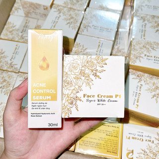COMBO KEM FACE P1 Và SERUM HA PONRY Dưỡng Trắng , Dưỡng Ẩm Da