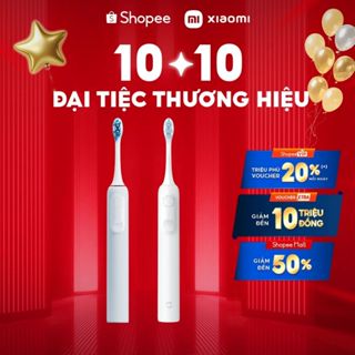 Bàn Chải Điện Sóng Âm Xiaomi Oscillation Electric Toothbrush | Pin 180 Ngày | Bàn Chải Chống Sốc - Bảo Hành 12 Tháng