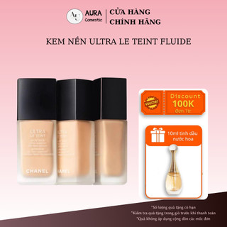 Kem nền Chanel Ultra Le Teint Fluide mịn nhẹ kiềm dầu phù hợp mọi loại da 30ml