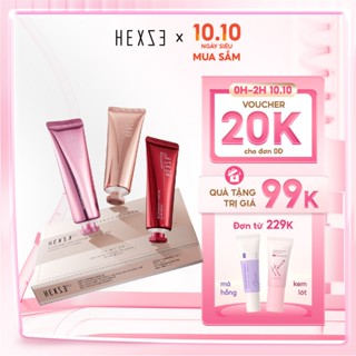 Kem tay dưỡng trắng, dưỡng ẩm da tay HEXZE, Bộ 3 hộp kem 3 mùi hương giúp da tay mềm mịn, trắng sáng
