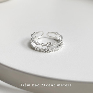 Nhẫn bạc Delia Nhẫn bạc Tiệm bạc 21Centimeters