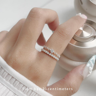  Nhẫn bạc Delia Nhẫn bạc Tiệm bạc 21Centimeters 