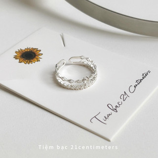 Nhẫn bạc Delia Nhẫn bạc Tiệm bạc 21Centimeters