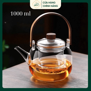  Ấm Trà Thủy Tinh Có Lọc Chịu Nhiệt – Bình Pha Trà Trong Suốt Sang Trọng Thượng Hạng 