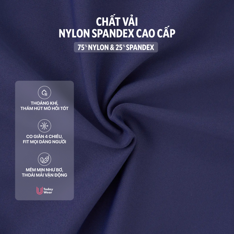 Quần tập gym yoga lửng dáng biker ngắn thể thao Essential Rider lưng cao nâng vòng 3 Today U Wear | BigBuy360 - bigbuy360.vn