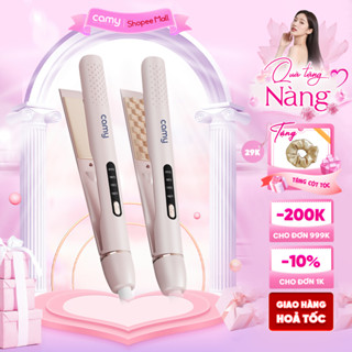 Máy dập phồng chân tóc ion âm Camy Lora dập xù bấm tóc phồng tự nhiên không gây hư tổn BH 12 tháng