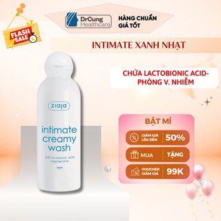  Dung Dịch Vệ Sinh Phụ Nữ Ziaja Intimate with Lactobionic Acid - Vệ Sinh Vùng Kín 200ml 