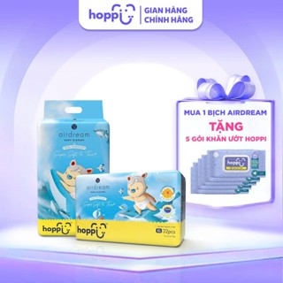 [ DEAL KÈM QUÀ] Bỉm - Tã Hoppi Airdream siêu mềm mỏng ( đủ các size cho bé )
