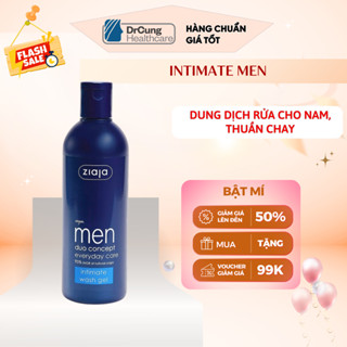Dung Dịch Vệ Sinh Cho Nam Ziaja Men Duo Concept Everyday Cảm Intimate Wash Gel - Dưỡng Ẩm, Khử Mùi Hôi