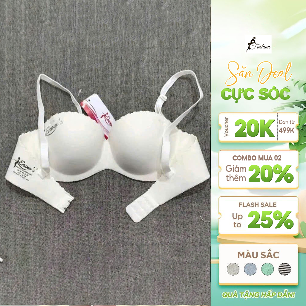Áo ngực xu ENOWS mã 903,Đồ lót xu có gọng, Áo lót xu việt nam, Áo ngực xu cúp ngang, Áo không dây