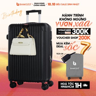 Vali Du Lịch BAMOZO Vali Kéo Chất Liệu Nhựa ABS Bền Đẹp - Được Bảo Hành 5 Năm_8801