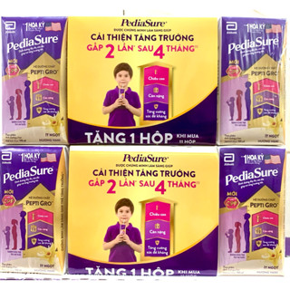  Combo 3 lốc - 6 lốc sữa pha sẵn Pediasure 110ml Ít ngọt  Hsd 10 26  