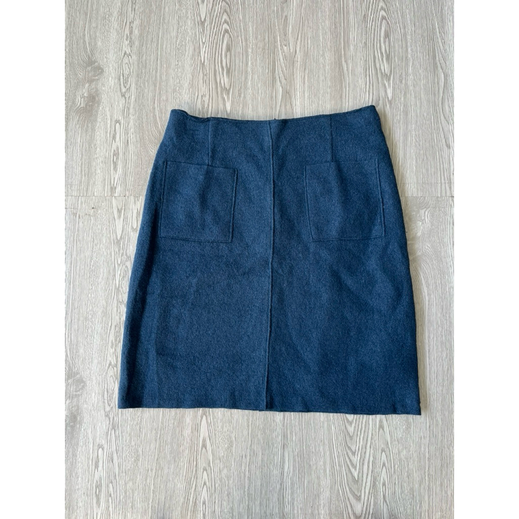 Chân váy dạ lưng cao LAURA ASHLEY hàng VN xuất Xịn _Size 10 ( eo 82-88cm)