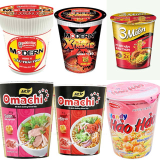  Combo 5 Ly Mì Ăn Liền 3 Miền Hảo Hảo Omachi Cung Đình Modern Nhiều Hương Vị Tiện Lợi 