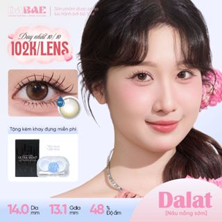 Kính áp tròng DABAE màu nâu trong tự nhiên 3 tháng DIA 14mm có độ 0-8 DALAT