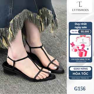 Sandal Đế Thấp Mũi Nhọn Cao Gót Dây Mảnh Thời Trang Nữ Đi Biển Lytishoes G156